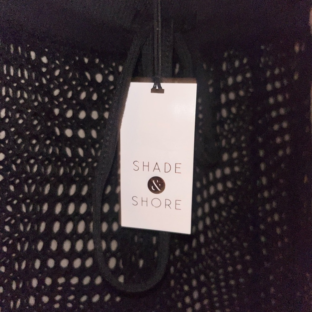 Shade & Shore Black Mesh Women's Shorts - Picture 2 of 3
